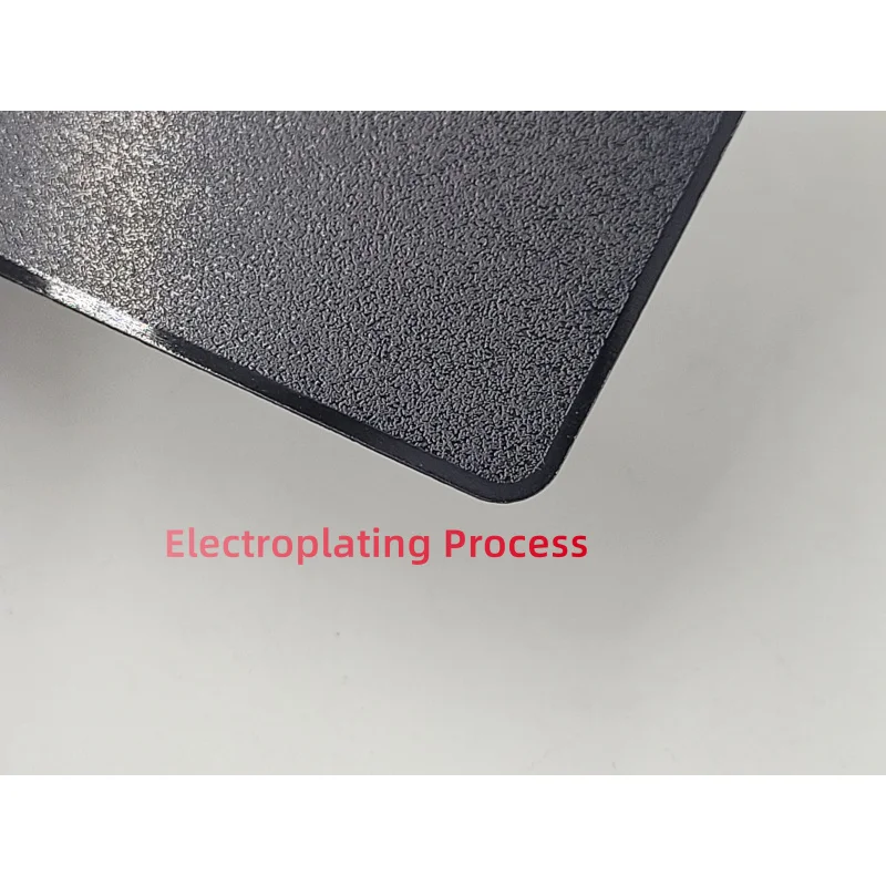 custom.Metal Business Card Matt Black High-end Silk Screen Silver Text