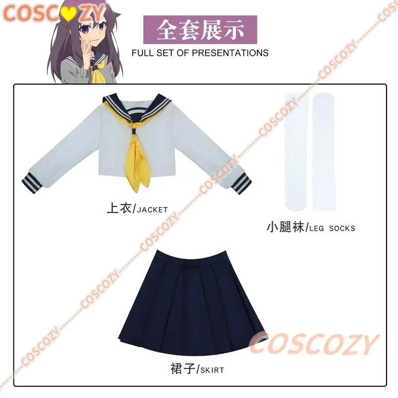 

3,k;6\g/CosplayKoshi Anko Costume My Deer Friend Cosplay Full Wig Halloween Xmas Woman JK School Uniform Socks Setk;6,y'9\