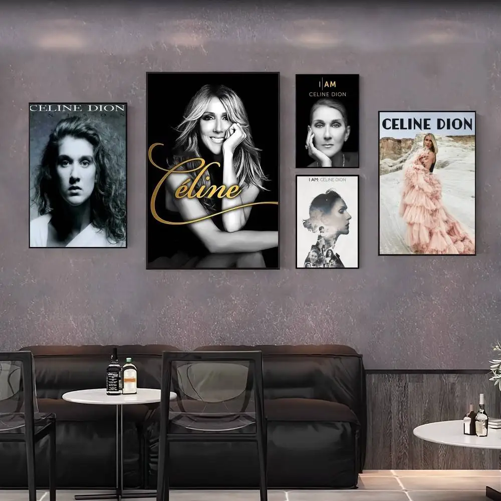 Singer C-Celine D-Dion galería de carteles decoración del hogar pegatinas de pared sala de estar dormitorio regalos
