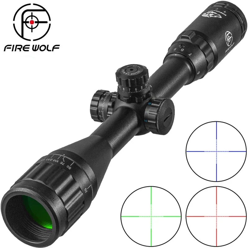 High-quality telescope 3-9X40 AOL dot-illuminated crosshair lockable mount portable tactical optics long-range observation