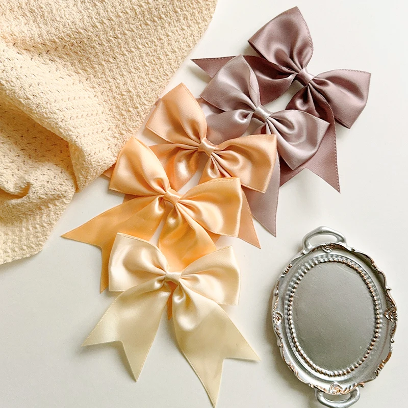 5 قطع من فيونكات شعر متدرجة الألوان مع مشبك شعر عصري وبسيط، إكسسوارات شعر للأطفال ذات نوعية جيدة #6