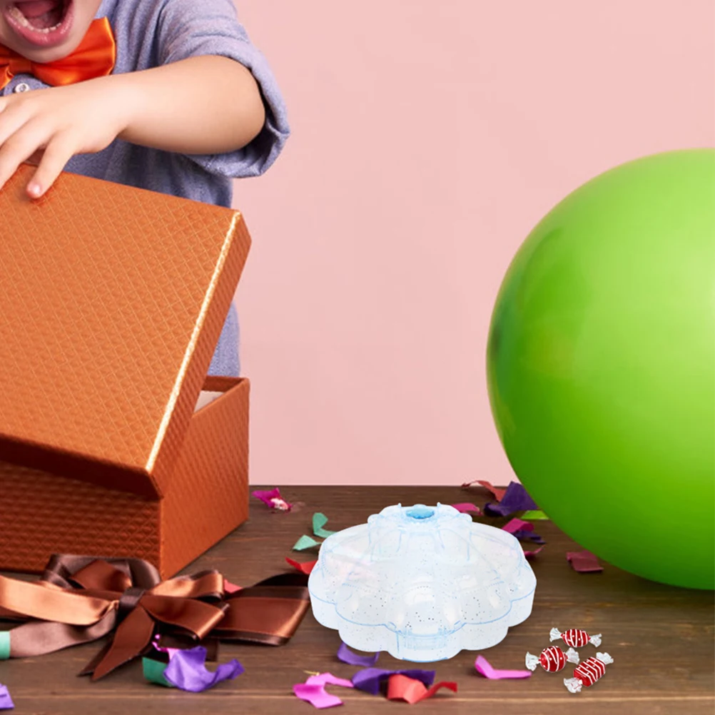 

4pcs Children's Shell Jewelry Box Clear Storage Container Kids Craft Holder Bead Case Seashell Boxes Candy Packaging