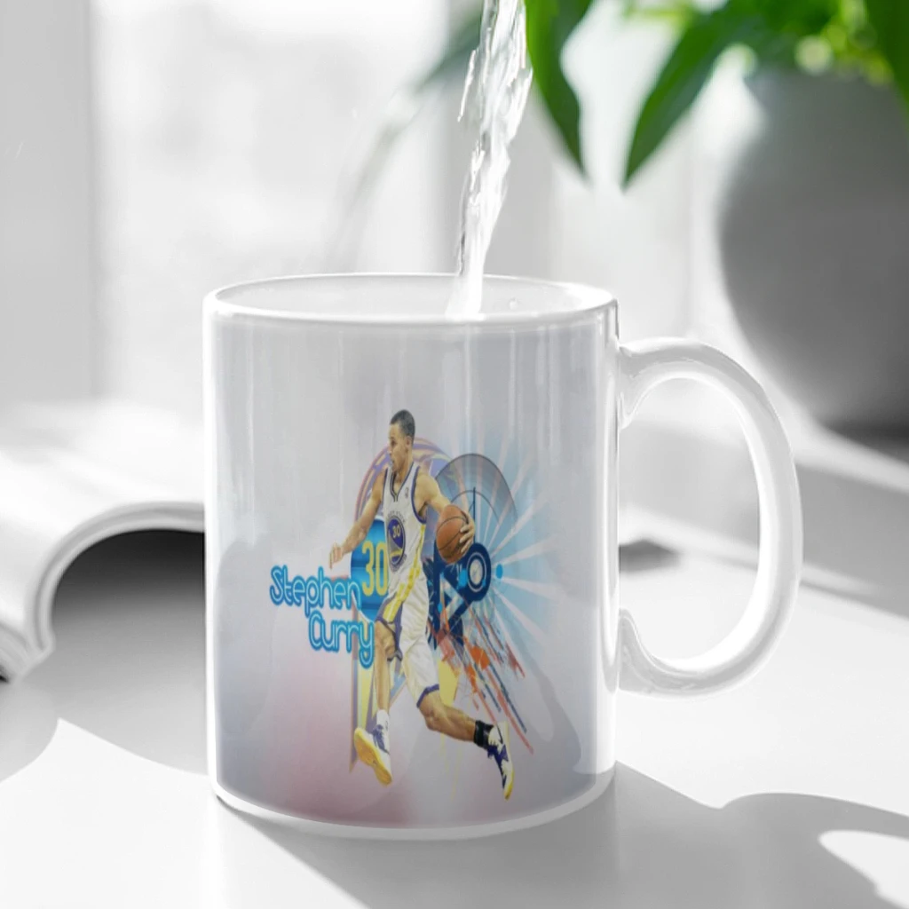 S-Stephen Super Star C-Curry Free shipping Ceramic Cup Coffee Oatmeal Breakfast Cup Creative Personality Mug