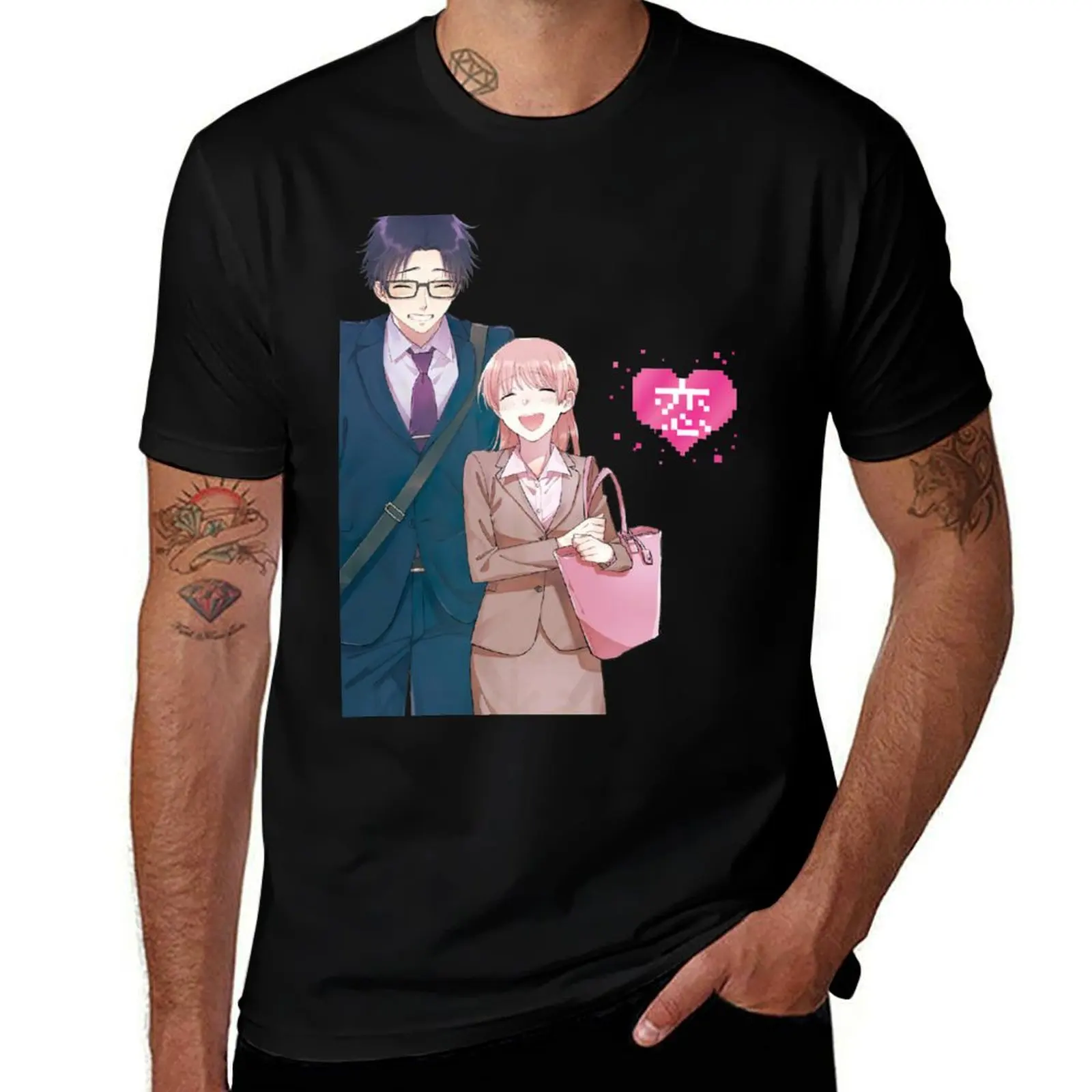 

is cotton Wotakoi T-Shirt for and funny man Hirotaka T-Shirt cotton man shirts t for t shirt hard Narumi otaku Love
