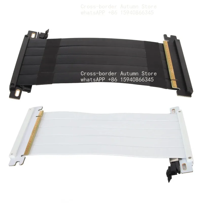 GPU 연장 케이블 안정적인 PCIE 4.0 X16 연장 리저 케이블 180도 고속 플러그 앤 플레이 RX 7800 XT용 RX 7600용 썸네일 5