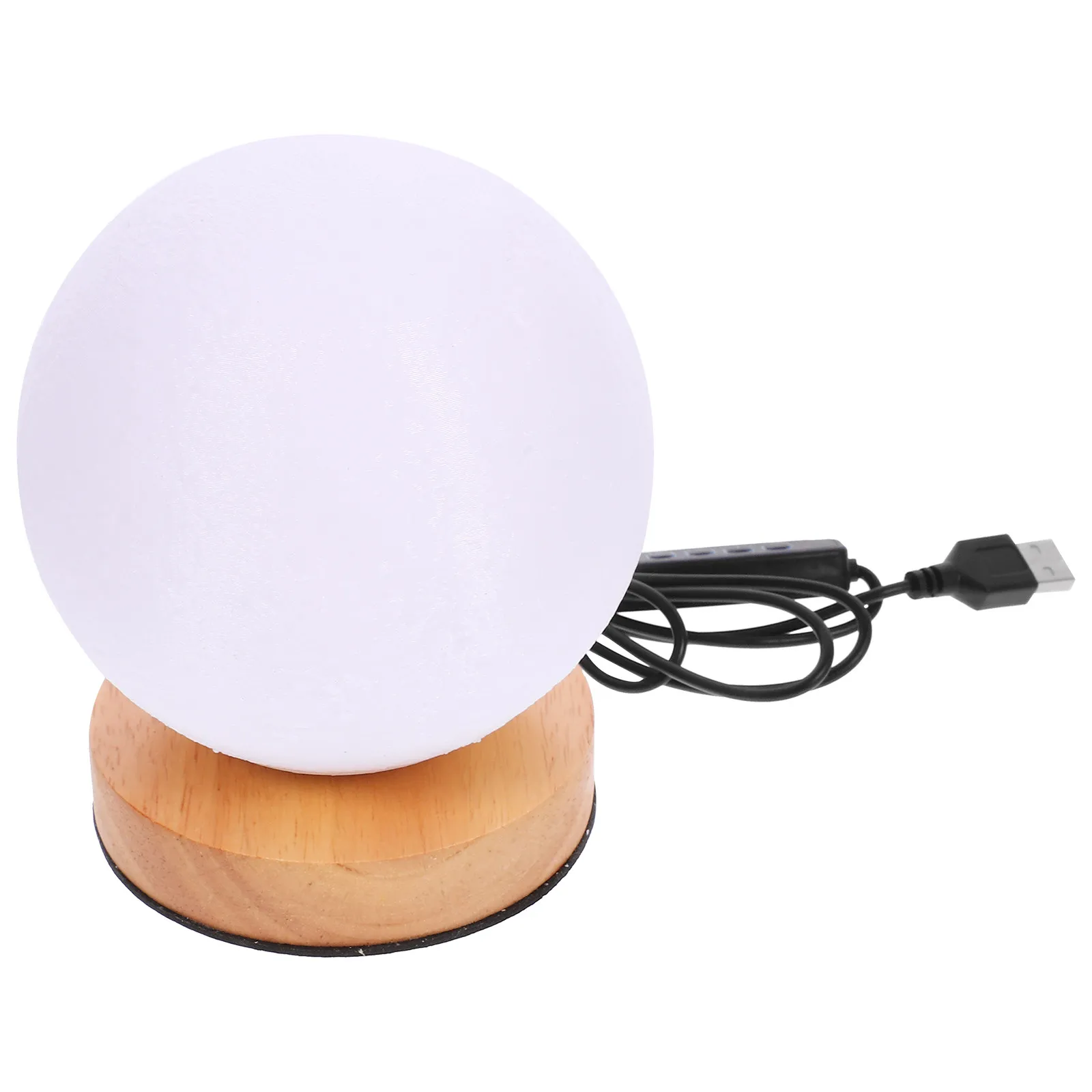 Rotatable Moon Lamp Compact Design Bedroom Night Light LED Moonlight Decorative Desk Lamp Ambient Lighting for Room