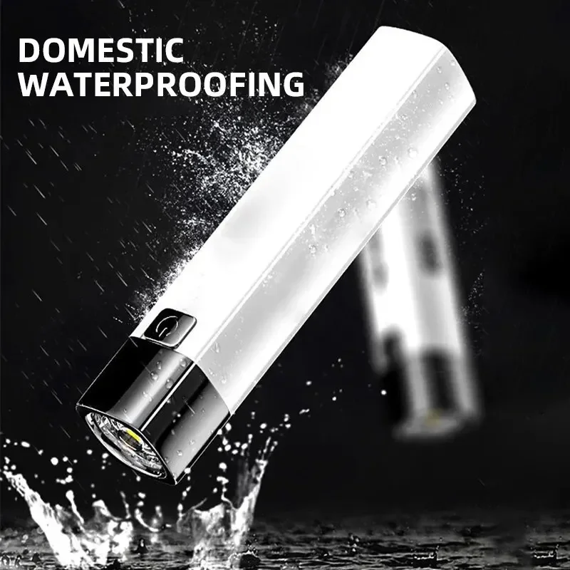 Flashlight Rechargeable Flashlights for Home Useful Gadgets Mini Led Flashlight With Usb Charging Powerful Mini Portable Torch