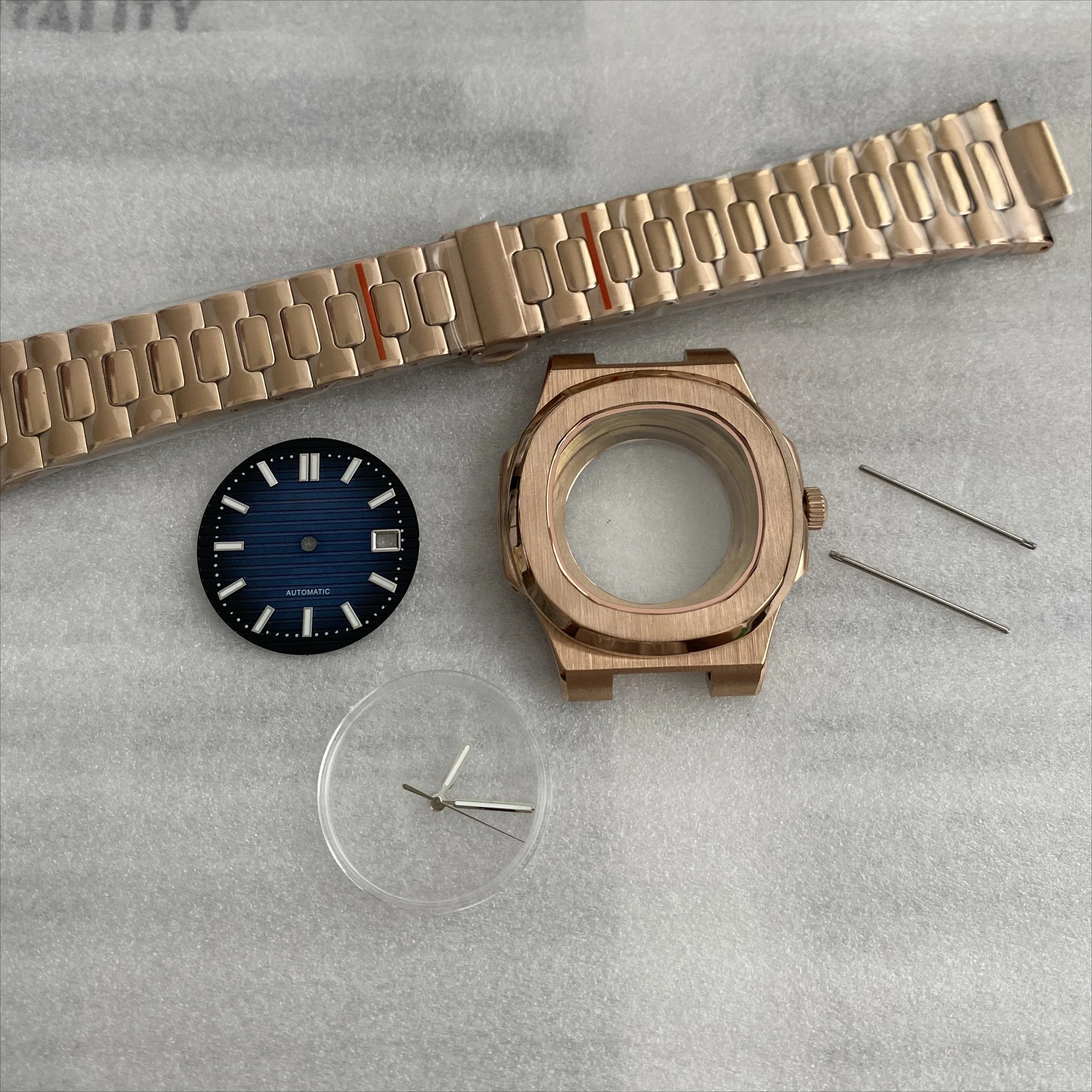 Корпус для часов из полипропилена, 40 мм, детали ремешка для часов, сапфировое стекло для модифицированного механизма Nautilus Sek Nh35 Nh36, водонепроницаемая сталь 316L