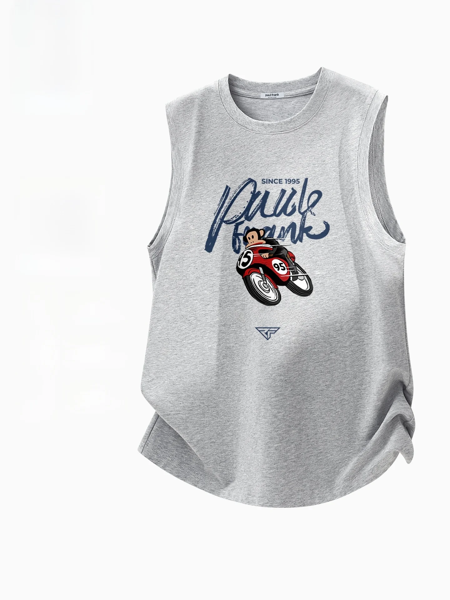 

Мужская летняя спортивная майка из чистого хлопка без рукавов для фитнеса, дышащая, влагоотводящая, с круглым вырезом