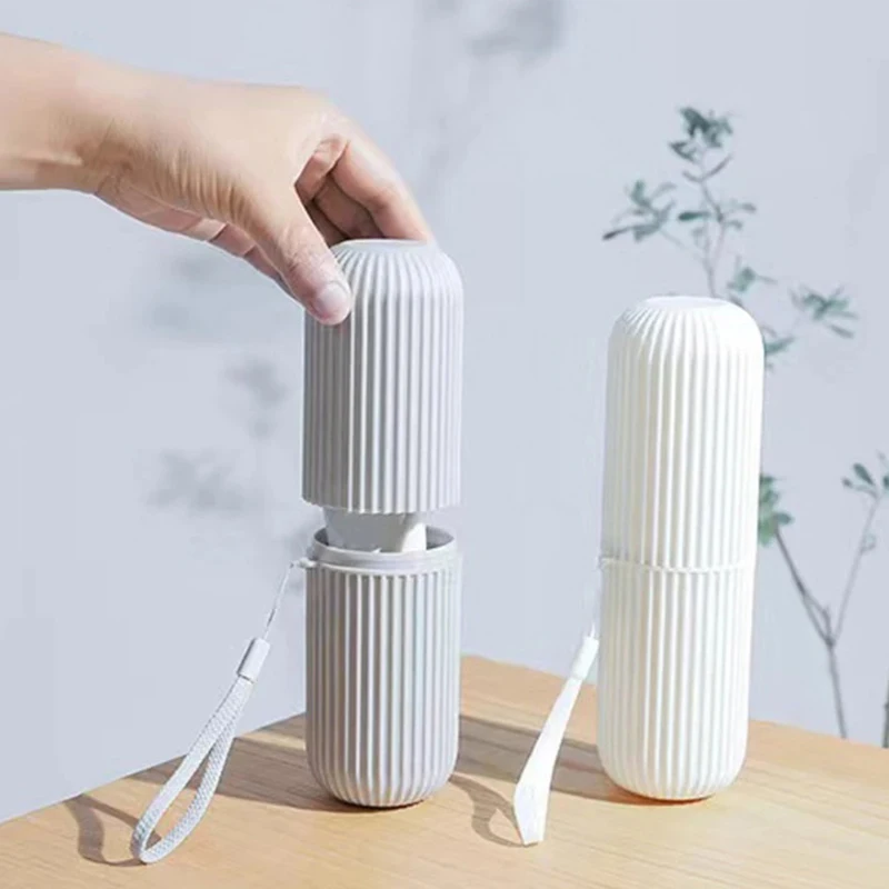 Disposable Toothbrush-paste Cup Portable Toothbrush Toothpaste Holder Toothbrush Case Hotel Travel Camping Outdoor Bathroom