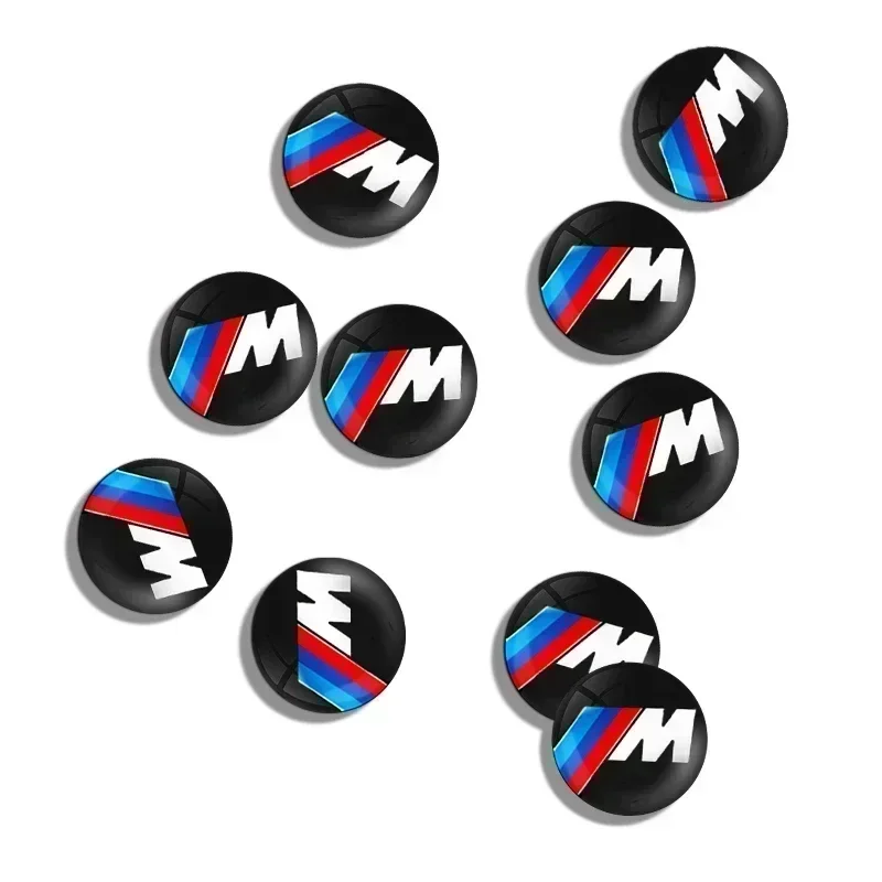 11 مللي متر/14 مللي متر مفتاح السيارة ملصق شعار ثلاثية الأبعاد شعار معدني لسيارات BMW M E46 E90 E39 E60 E36 E30 E61 E91 E92 E87 F10 F20 F30 X3 X5 i3 ix3 #5