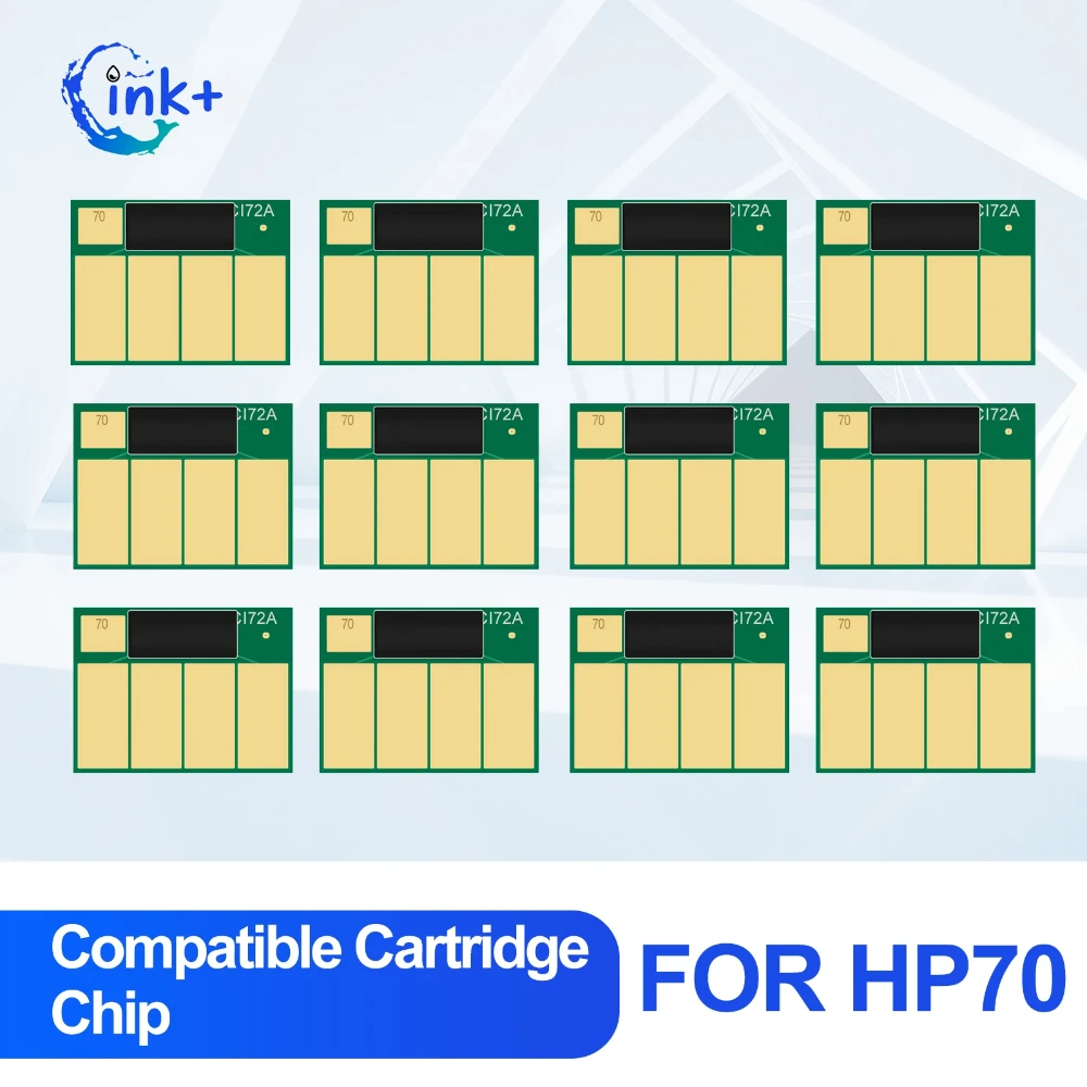 Cartucho de tinta con Chip para impresora HP70, recambio de tinta Compatible con HPQ70, Designjet, Z2100, Z3100, Z3200, Z5200, HP 70, 130ml