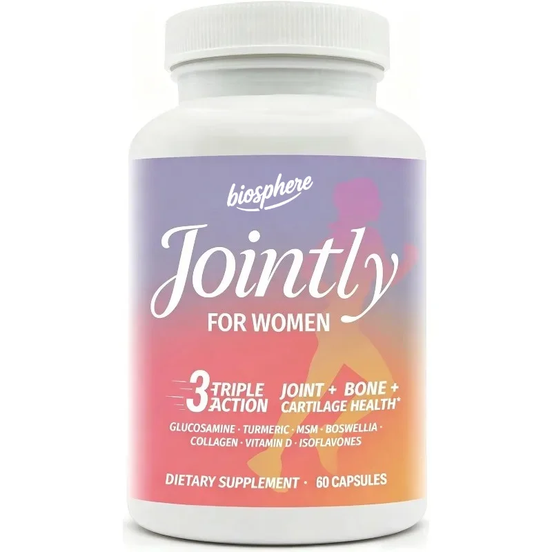 Glucosamine chondroitin MSM turmeric frankincense collagen vitamin D calcium magnesium hyaluronate 60 capsules