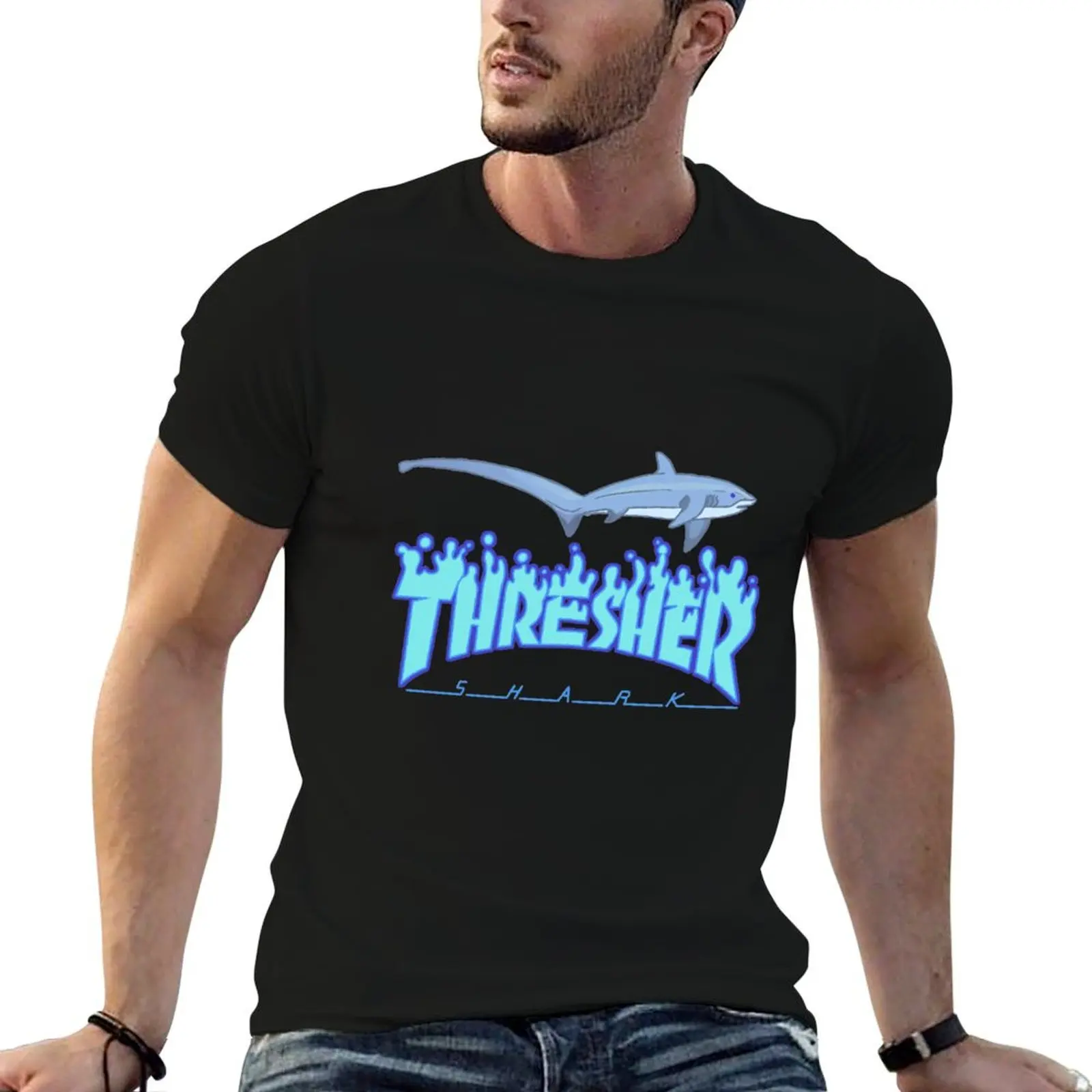 

T-Shirt Shark t Thresher shirts for designer man shirt t