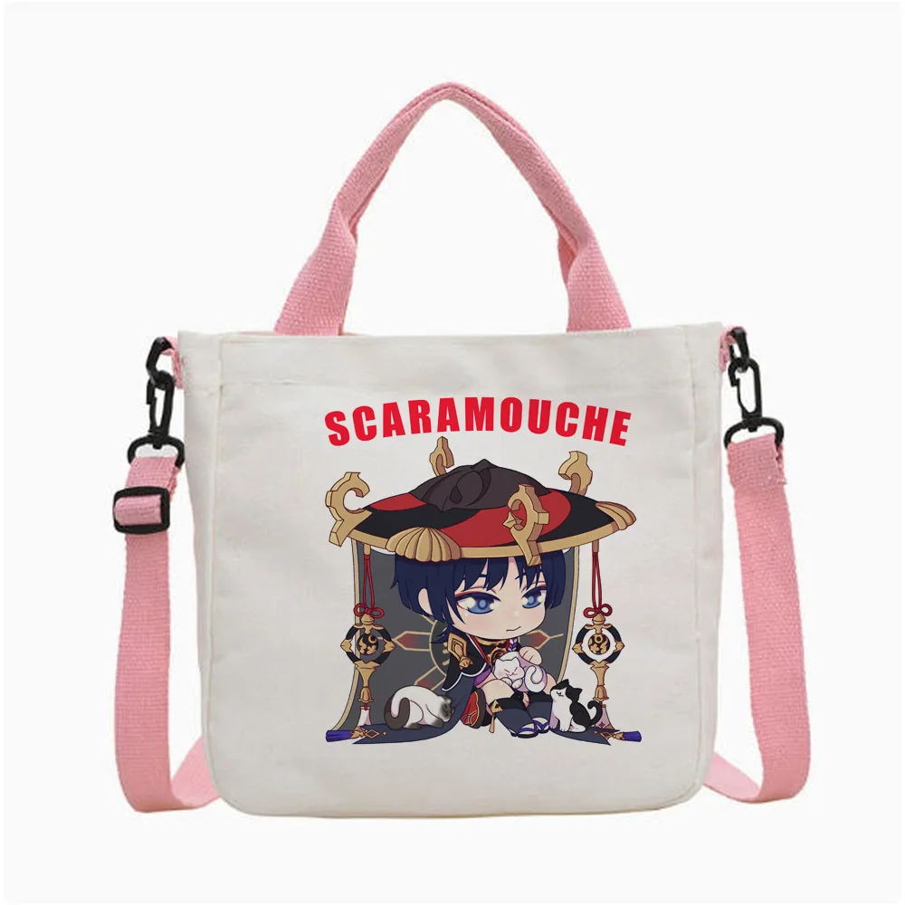 Genshin Impact tote bag einkaufstasche sac cabas shopping foldable canvas  woman