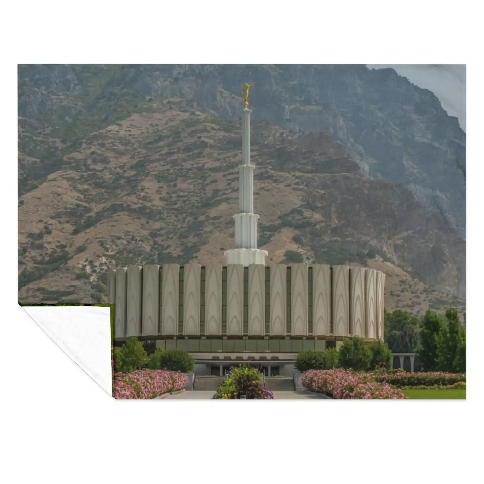 

Provo Utah Temple Throw Blanket For Decorative Sofa Single christmas decoration manga Blankets