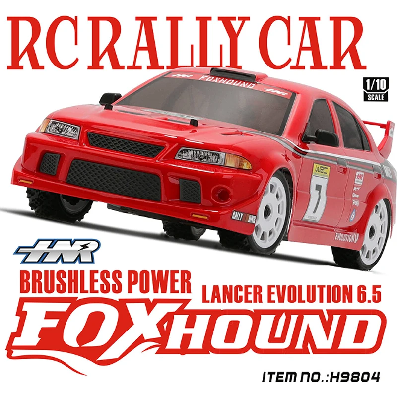 Hongnuo HNR H9804 Fox Hunting Dog FOXHOUND 1/10 4WD RC Car Simulation Electric Remote Control Off road Rally Vehicle Model Gift