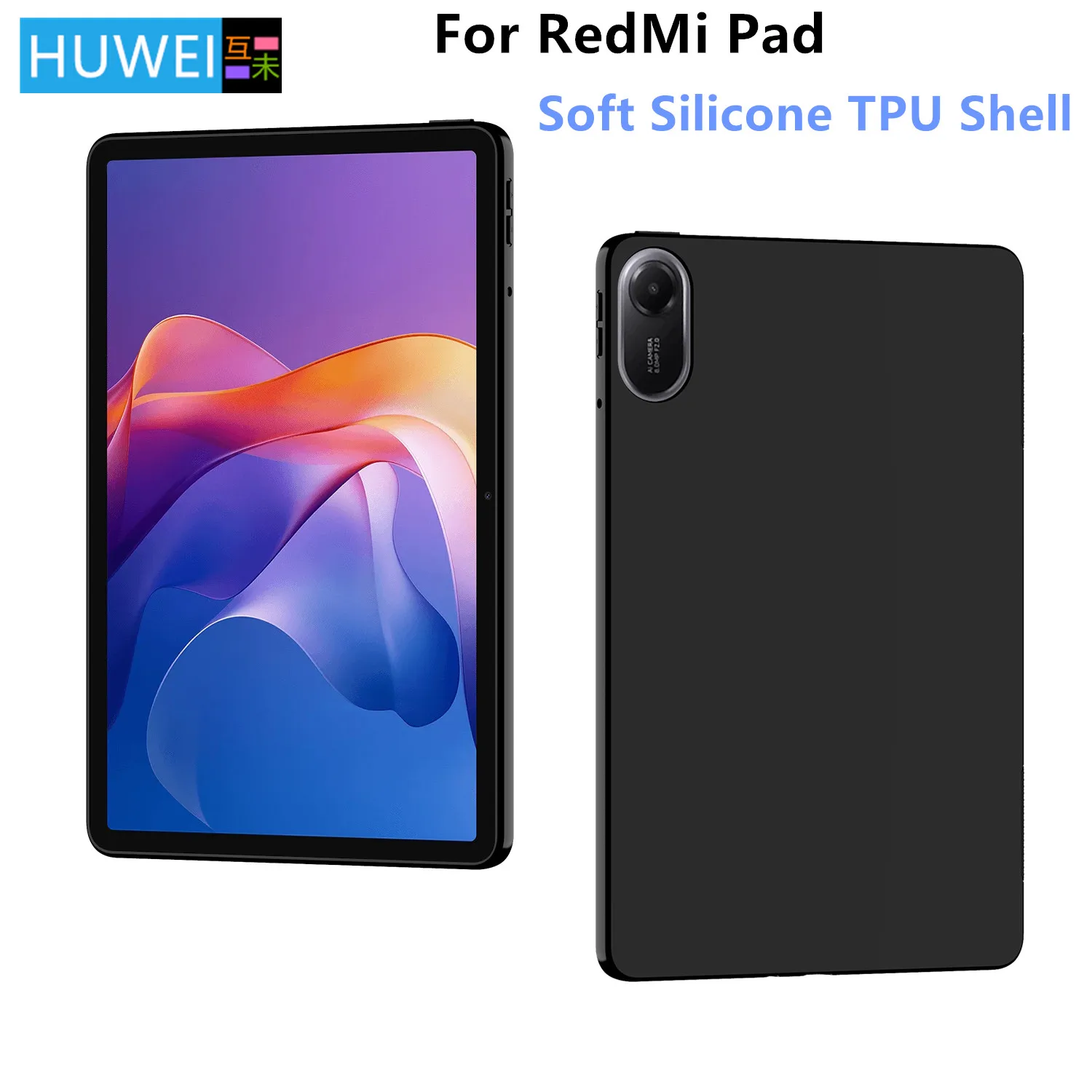 حافظة من السيليكون لهاتف Xiaomi Redmi Pad 2 2025 11 بوصة RedMi Pad2 غطاء مضاد للصدمات لهاتف RedMi Pad SE 11 8.7 Pro 12.1 غلاف من البولي يوريثان