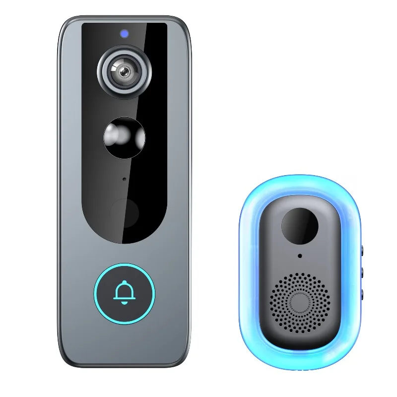 High definition intelligent wireless video doorbell, two-way intercom doorbell