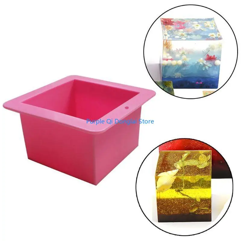 L21E Square Resin Molds Different Cube Silicone Molds Resin Casting Molds