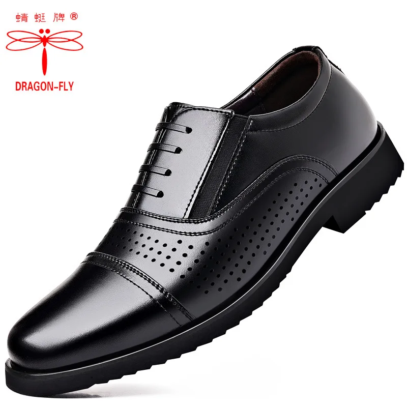 

Warm Fleece-Lined Three-Strap Leather Shoes47Three-section Toe Security Boots Classic Business Large Size Shoes48