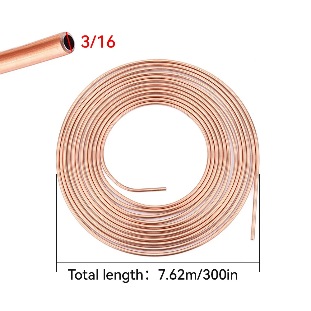 25ft Car Roll Tube Coil of 3/16\