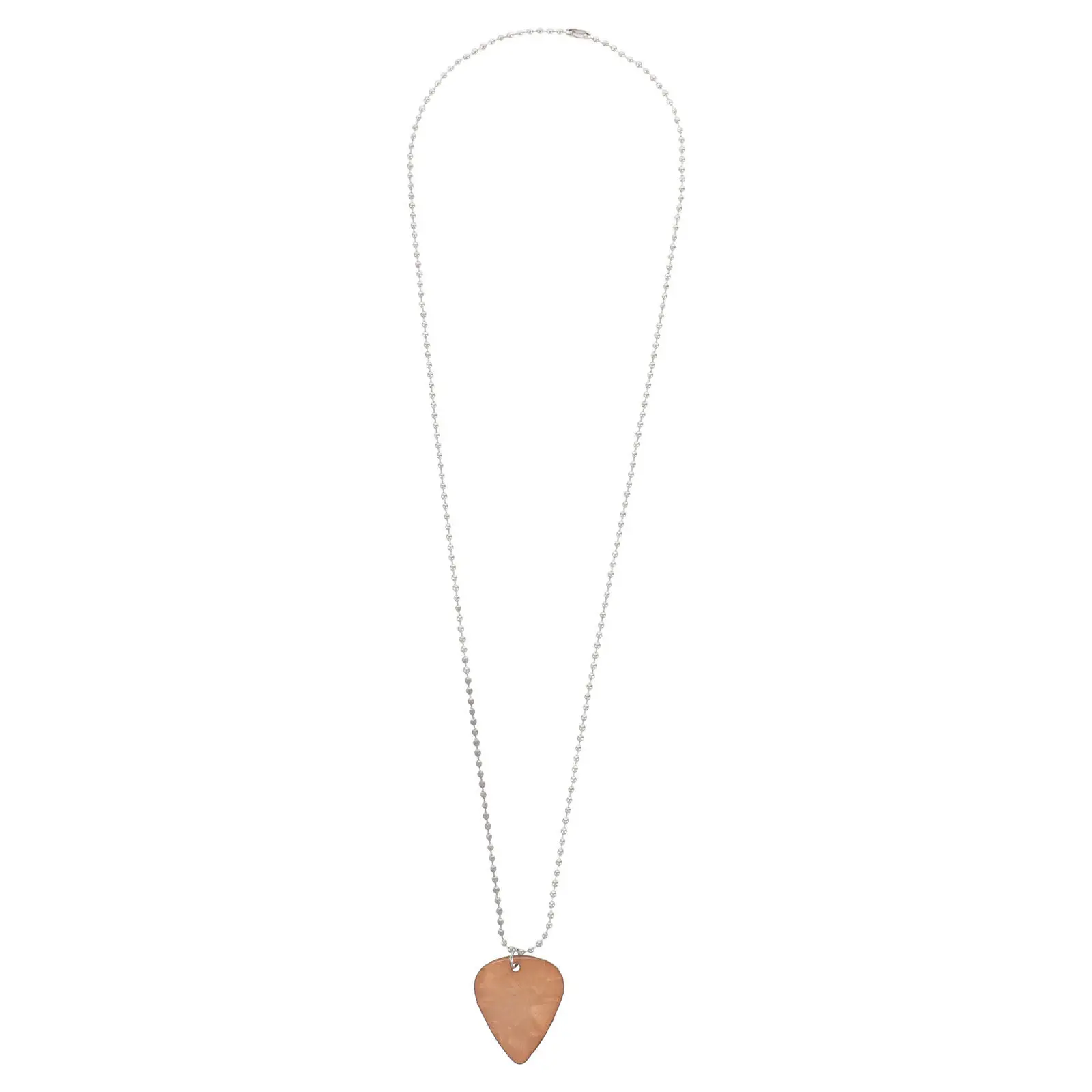 Unique Heart Guitar Pick Pendant Necklace Exquisite Crafted Resin Material Symbol of Love Music Theme Jewelry for Men Women