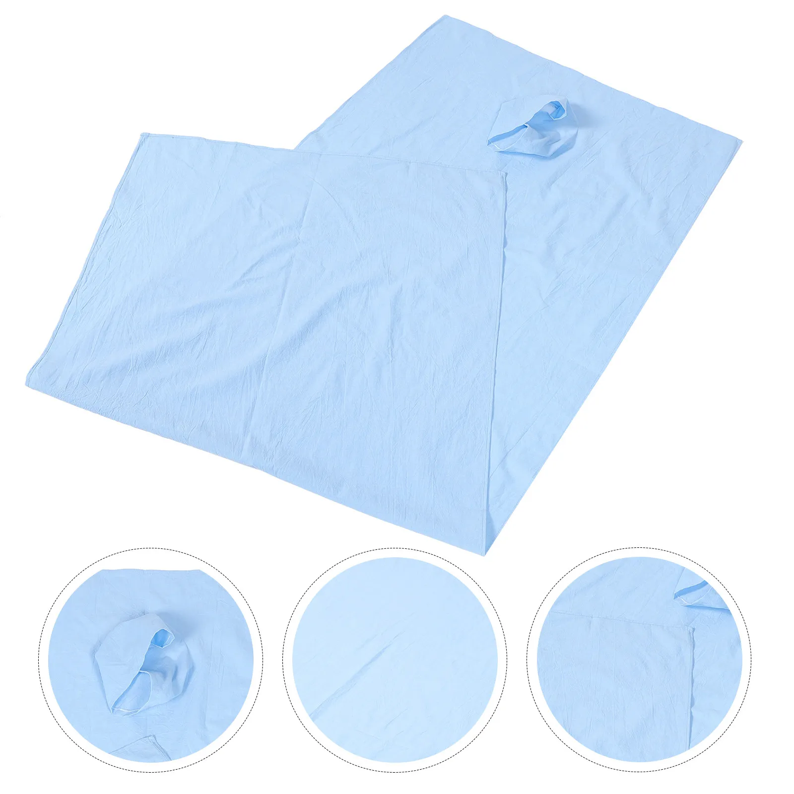 

Хлопковая простыня для массажного стола с отверстием, утолщенная, на резинке, для спа-салонов, моющаяся, для косметологических кушеток и массажных столов