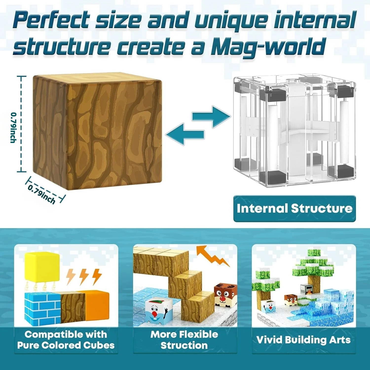 磁気城建設セット STEM モンテッソーリ感覚おもちゃ DIY ビルディングブロック子供のための完璧な誕生日プレゼント
