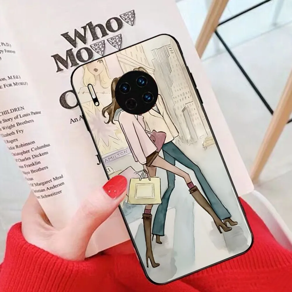 Beautiful American Girl Phone Case For Huawei Mate 10 20 30 40 50 Lite Pro Nova 3 3i 5 6 SE 7 Pro 7SE