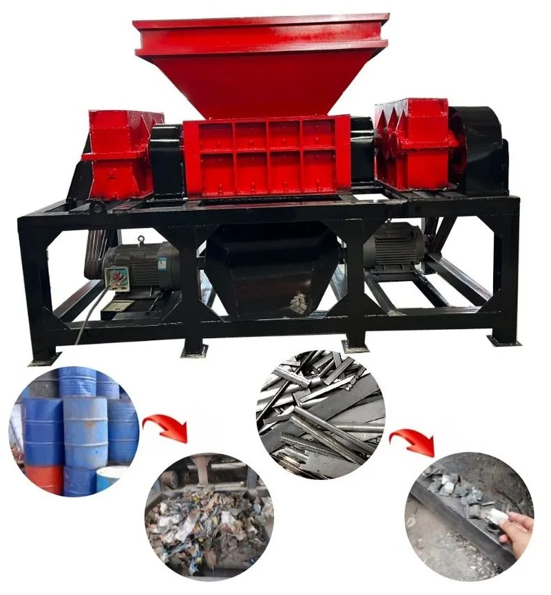 YG Rubbish Knives Plastic Waste Blades Cutting Roll Tire Shredder Crushing Machine Metal Small Waste Tire Brass Shredder