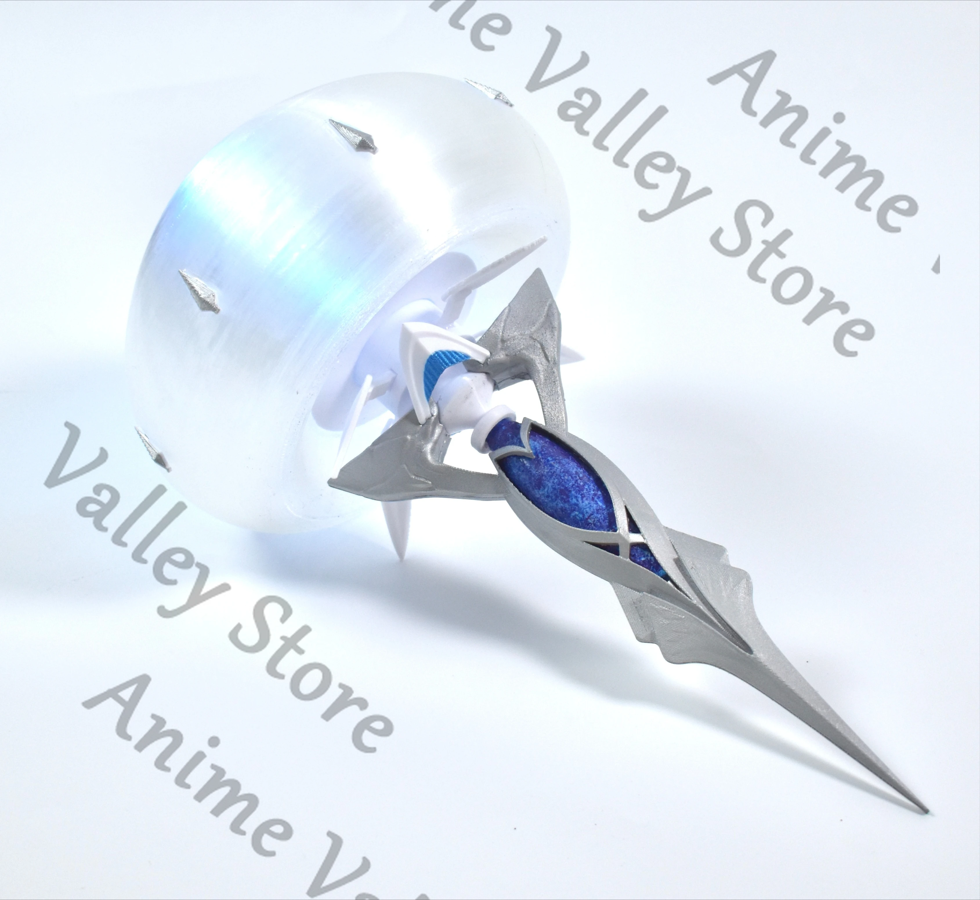 

Anime Wuthering Waves Cantarella Cosplay Professional Weaponry Prop Cartoon Bluetooth Control Gleamy Seajelly Hallowmas