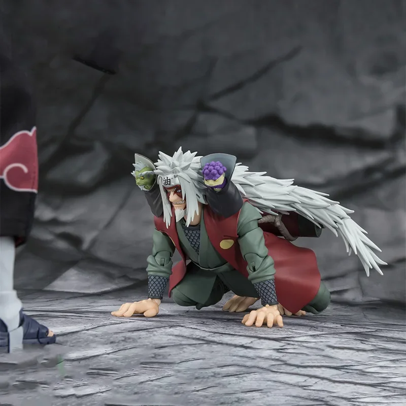 الأصلي حقيقية بانداي في صدمة SHF JIRAIYA المخفية ورقة البطولية ماستر حكيم وضع شخصية لعبة مجسمة هدية جمع #2