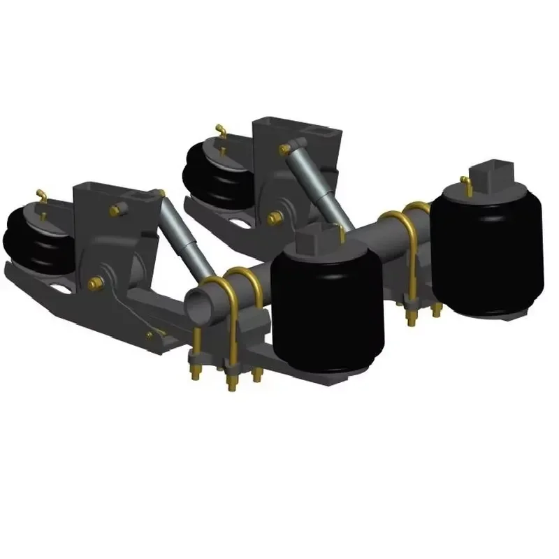 Customized pitch size air suspension for RVs and multi-purpose trailers