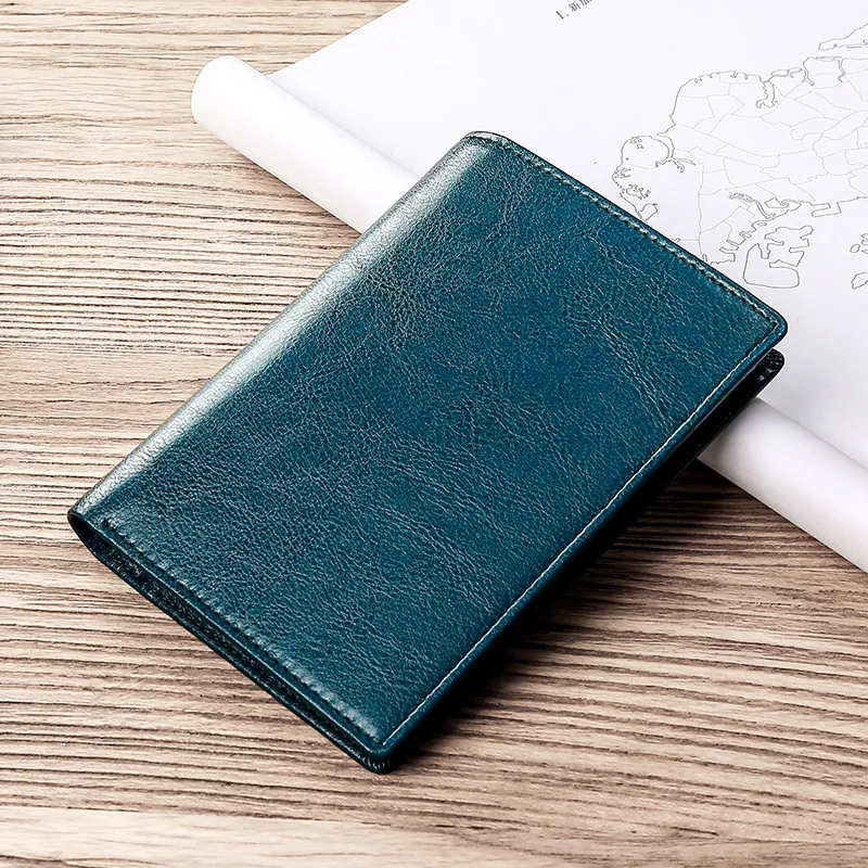 Functional Passport Holder Cover Wallet RFID Blocking Slim Leather Protector Card Case Travel Accessories for Women Men