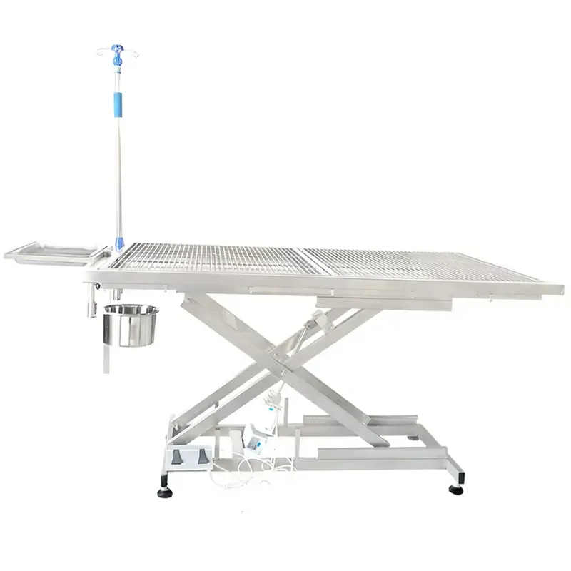 Professional Durable Reusable Manual Adjustable Surgical Table for Cats and Dogs for Veterinary Surgical Use for Chenhong view 2