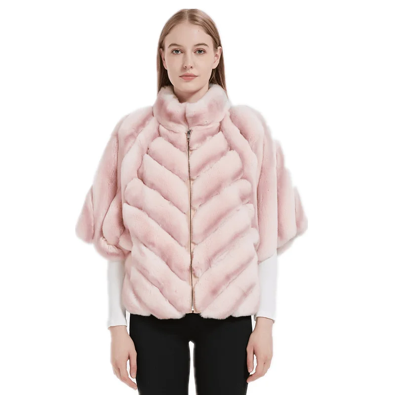 

Real Fur Coat Women Especially Women for Winter Women's Cold Coat Jackets Coats 2024 Clothes Woman Natural Luxury Rabbit Female