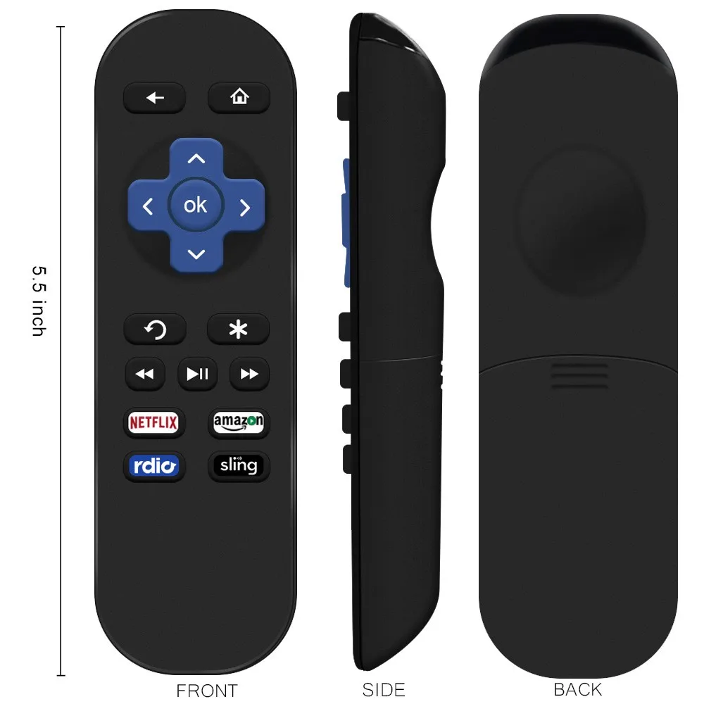 

Replace Remote Control for Ro-ku Streaming Player 1 2 3 4 LT HD XD XS XDS