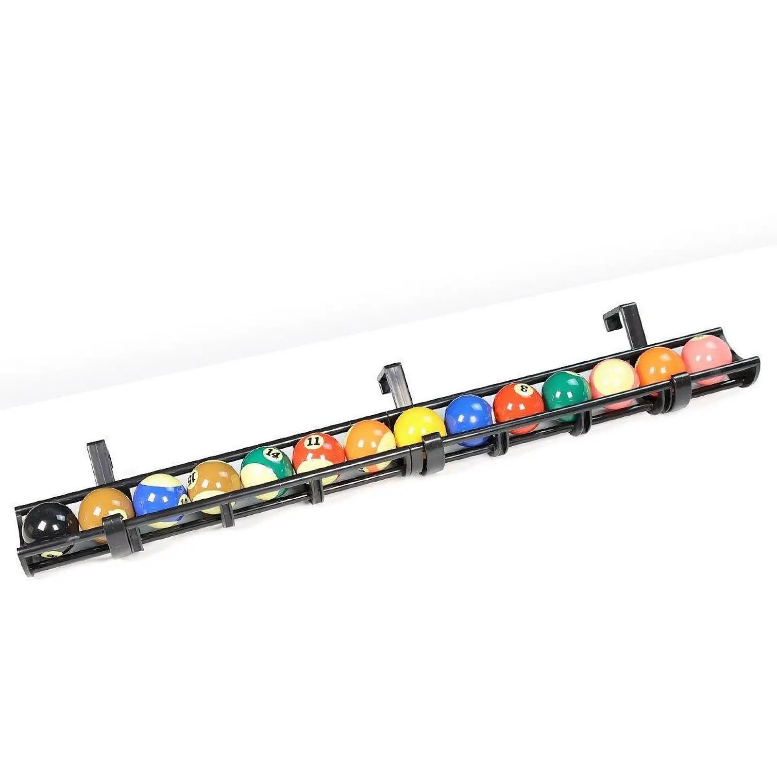 

Billiard Ball Storage Rack Compact PP Material Pool Table Rail for Billiards Equipment and Game Area Organization