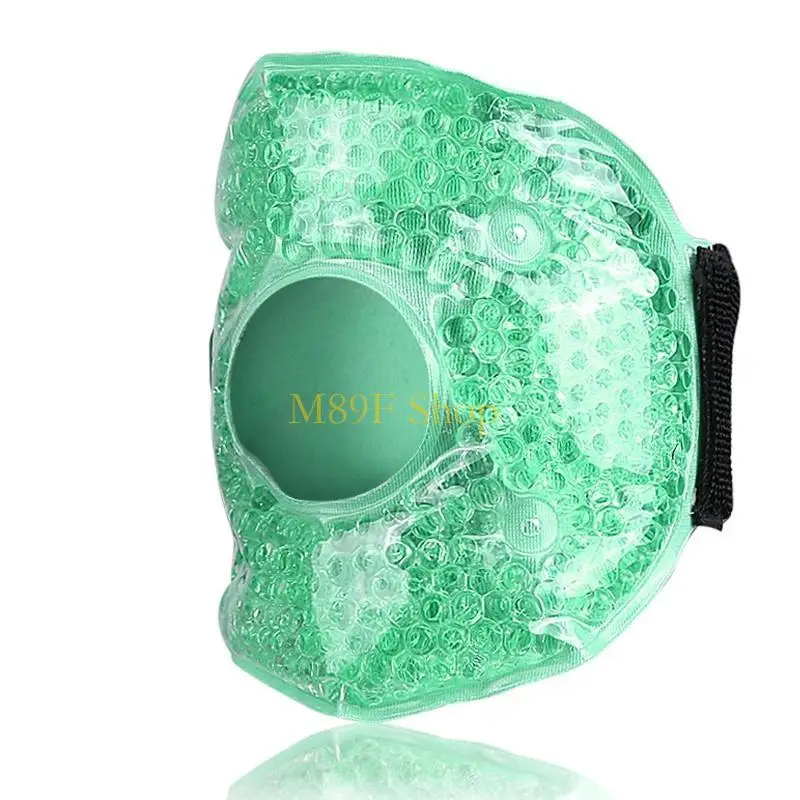 M89F Therapy Wrap Reusable Hot & Cold Gel Beads Ice Pack with Elastic Adjustable Strap for Knee Joint Muscle Pain Relief