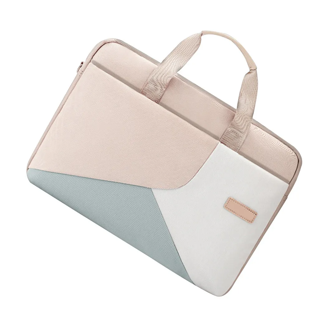 Fashion Business Laptop Handbag Lightweight Slim Laptop Carrying Tote with Smooth Zipper Large Capacity for Laptops Notebooks