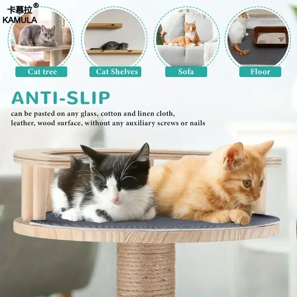 Katzenkratzmatte, Katzenteppich mit selbstklebendem, zuschneidbarem Katzenkratzteppich, Eckwand, Katze, DIY-Kratzmöbelschutz – Detail 2