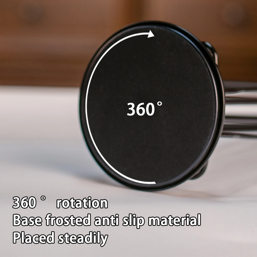 A Black Storage Rack That Can Hold 40 Coffee Capsules. Bottom Rotatable