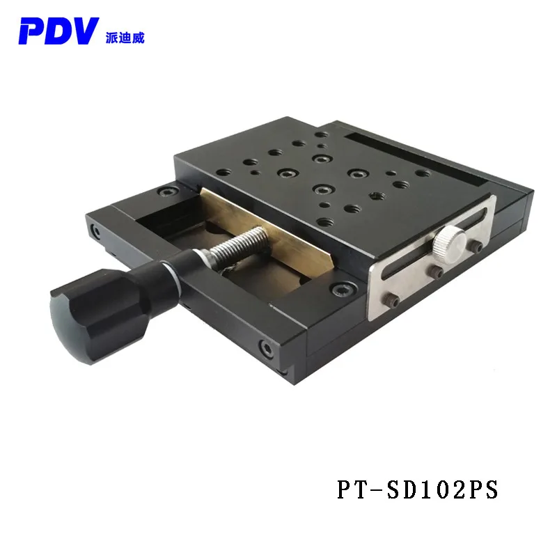 PT-SD102P Manual Translation Stage X-axis Sliding Stage Mobile Stage Precision Stage Linear Stage