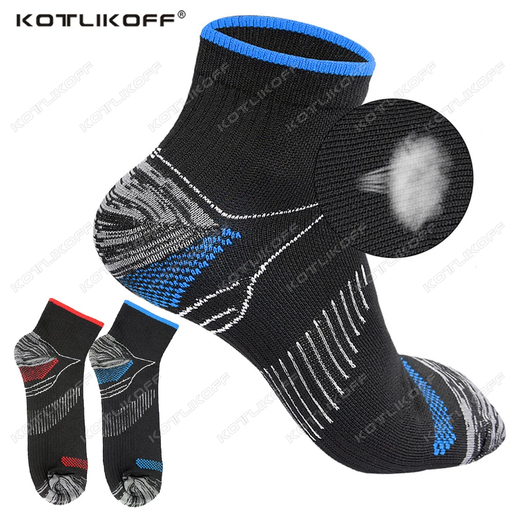 Kompressionssocken Winterwärme Funktionssocken Plantarfaszien Kompressionsstrümpfe Lässige Outdoor-Sport-Drucksocken