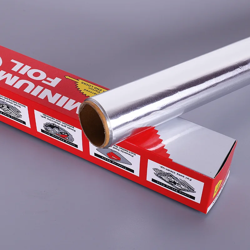 disposable high-temperature resistant baking foil roller oven aluminum foil paper grilled fish baking  foil