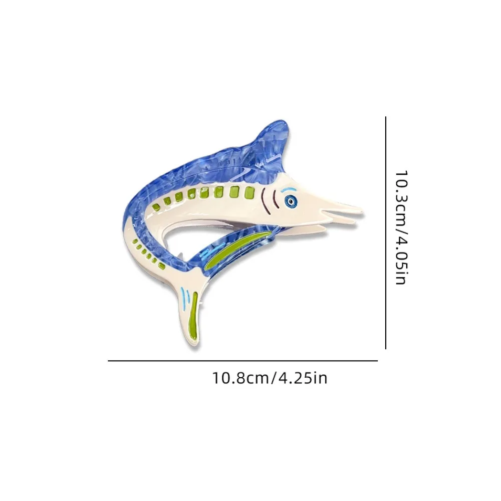 فريدة من نوعها الأسماك التونة مشبك شعر الحلو الكورية نمط خلات المحيط توني مشبك شعر الكرتون الإبداعية الكائنات البحرية القرش كليب يوميا #6
