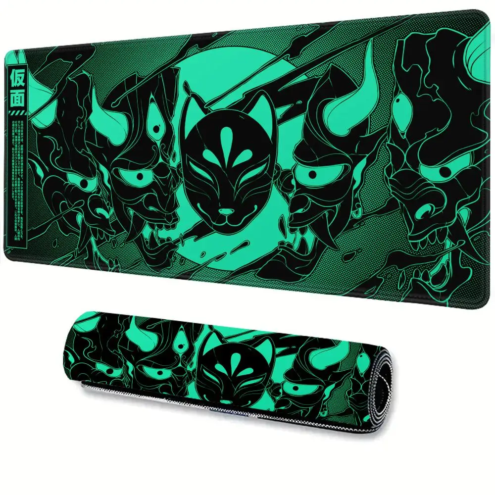 

Japanese Oni Rubber Mouse Pad Cute Non-Slip Desk Mat Kawaii Large Gaming Mousepad Gamer HD Print Mouse Mat Game Keyboard Pads