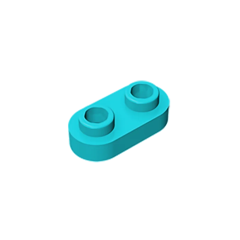 MOC DIY GDS-1403 Plate, Round 1 x 2 with Two Open Studs compatible with lego 35480 children\'s toys Assembles Building Blocks