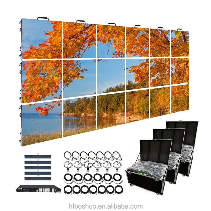 P3.91 LED Rental Screen Customizable Pixels and Sizes Various Conference & Performance LED Rental Screen for Stores Elevators